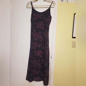 Strappy Long Floral Dress